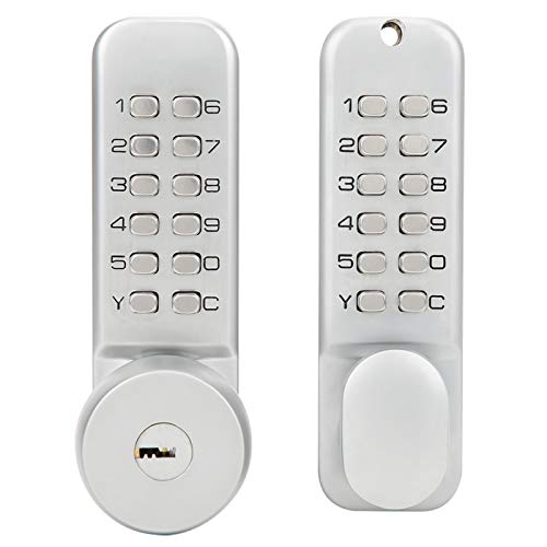 新品Double-Sided Mechanical Code Lock Made of Zinc Alloy Material 1-11 Digit Combination Door Latch for Home Security