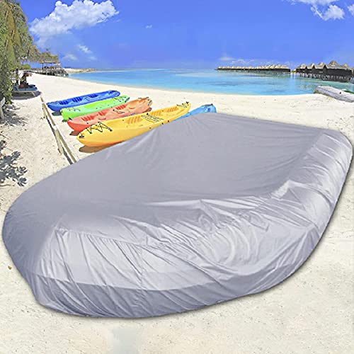 新品Generic 7 Sizes Inflatable Boat Cover Waterproof Anti-UV Cover Dustproof Boat Kayak Sun Protector