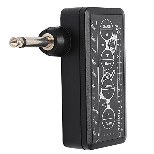 新品Headphone Amplifier USB Chargable Portable PlugIn Guitar Amp MP3 for Guitar Playing for Bass Playing