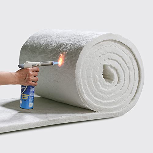 新品WMEIE Ceramic Fiber Insulation Baffle Fire Blanket High Temperature Aluminum Foil Fireproof Blanket for Wood Stoves Pi