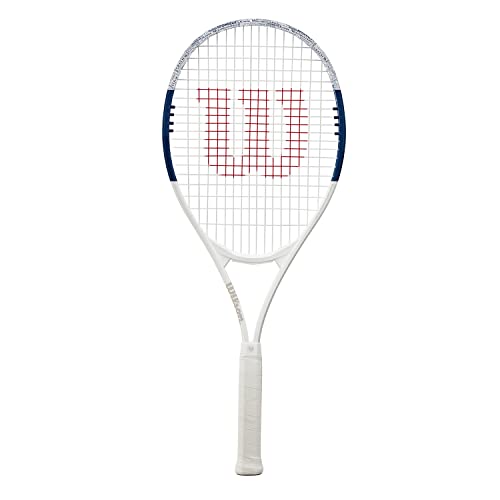 新品Wilson Roland Garros Elite Tennis Racket Aluminium Head-Light Grip-Heavy Balance 326 g 692 cm Length