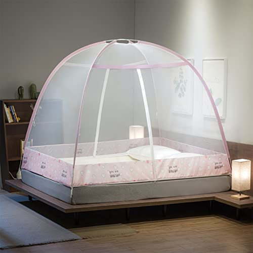 新品TRGCJGH Folding Mosquito Net for Bed2 Openings Or Fully-Enclosed Bed CanopyPortable Double Door Travel Mosquito Net w