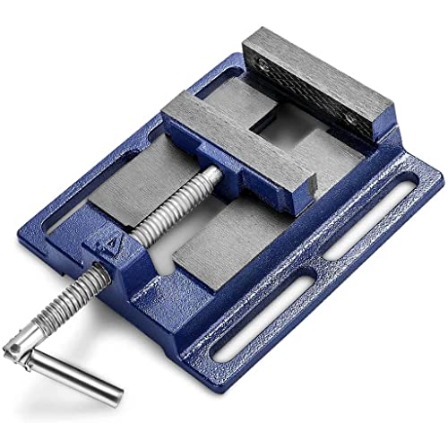 新品BAISHOP Drill Press Vice 4 Inch100mm 2kg Cast Iron Drill Press Vise Table Top Clamp Press Swivel Base Machine Bench C